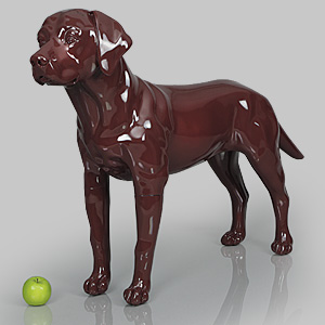 狗模型维多利亚 - 亮棕色